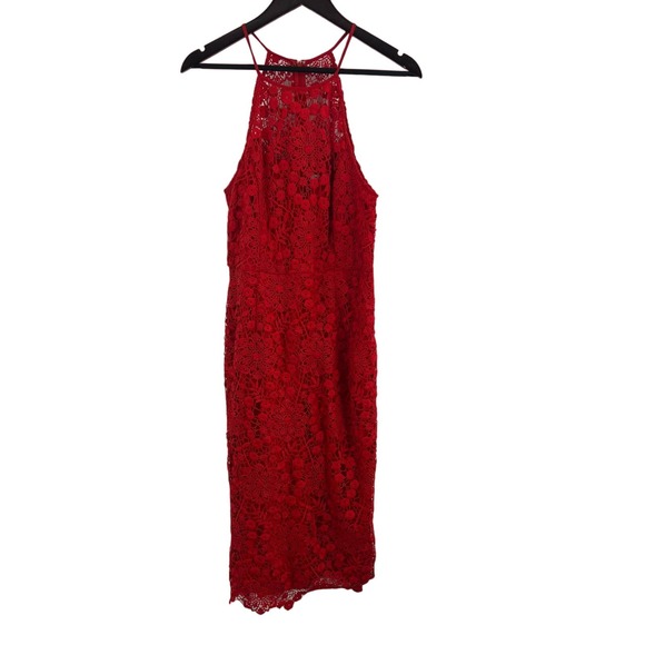 Yumi Kim She's Mine Lace Halter Dress Medium New - Picture 2 of 8
